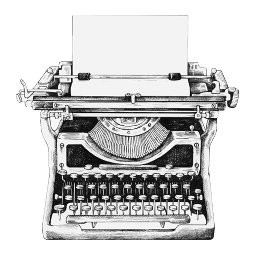 Vintage typewriter